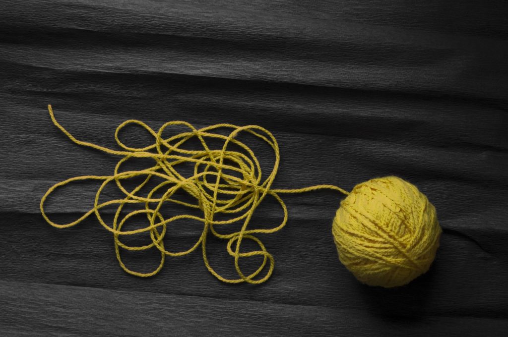 yellow thread 