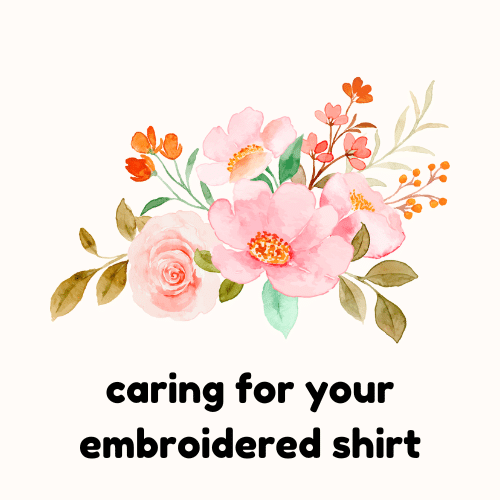 Removing Stabilizer and Taking Care of Embroidered Clothing