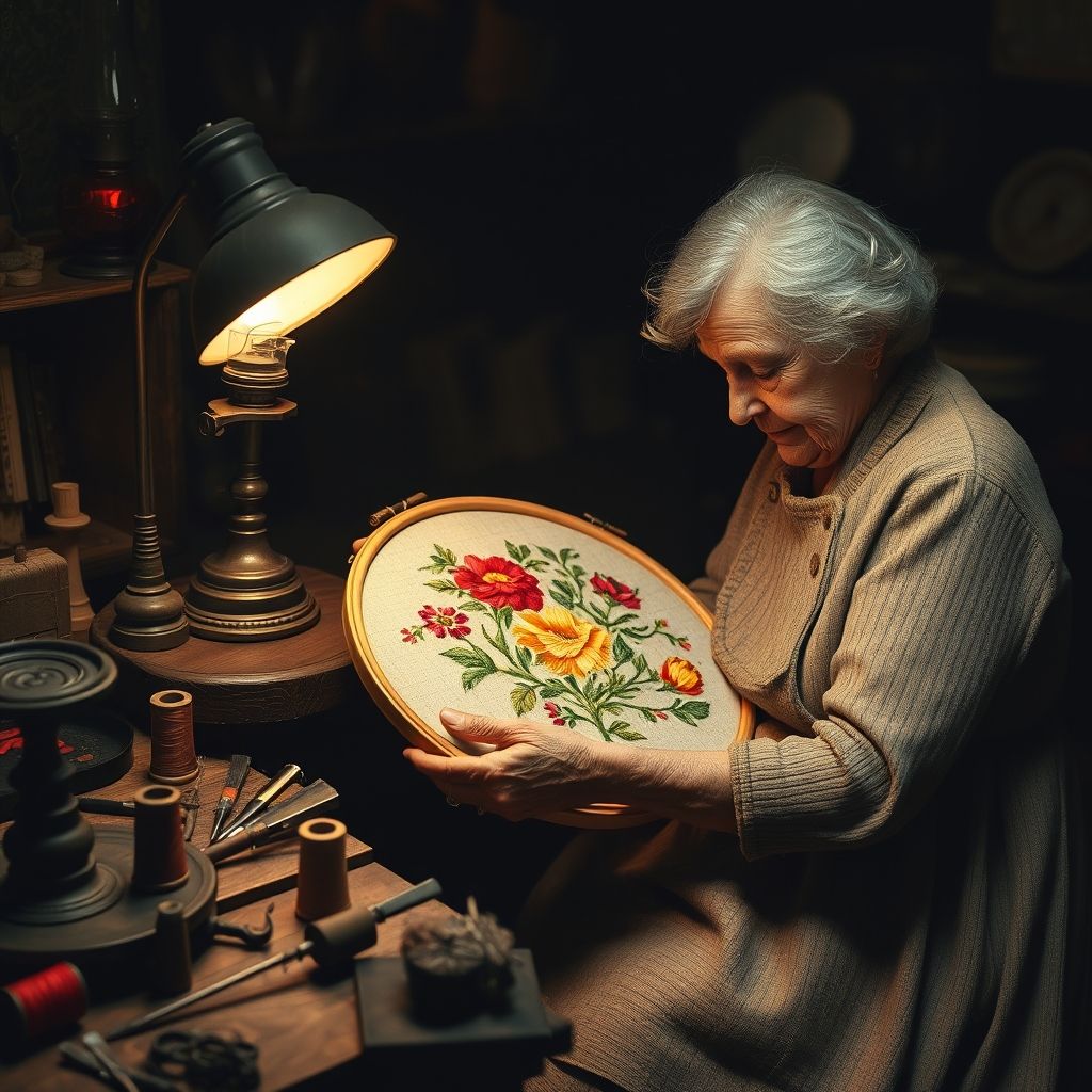 A Journey Through Crewel Work History