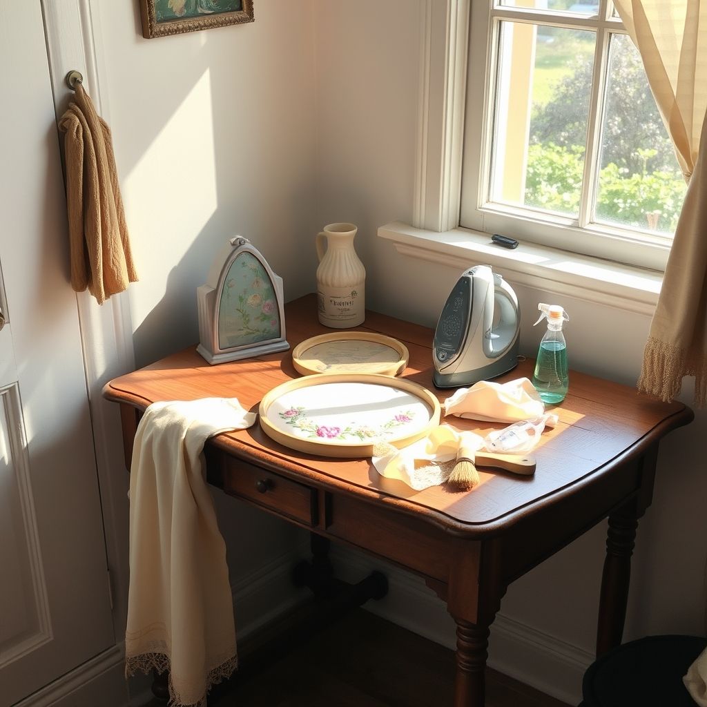 Caring for Your Embroidered Treasures