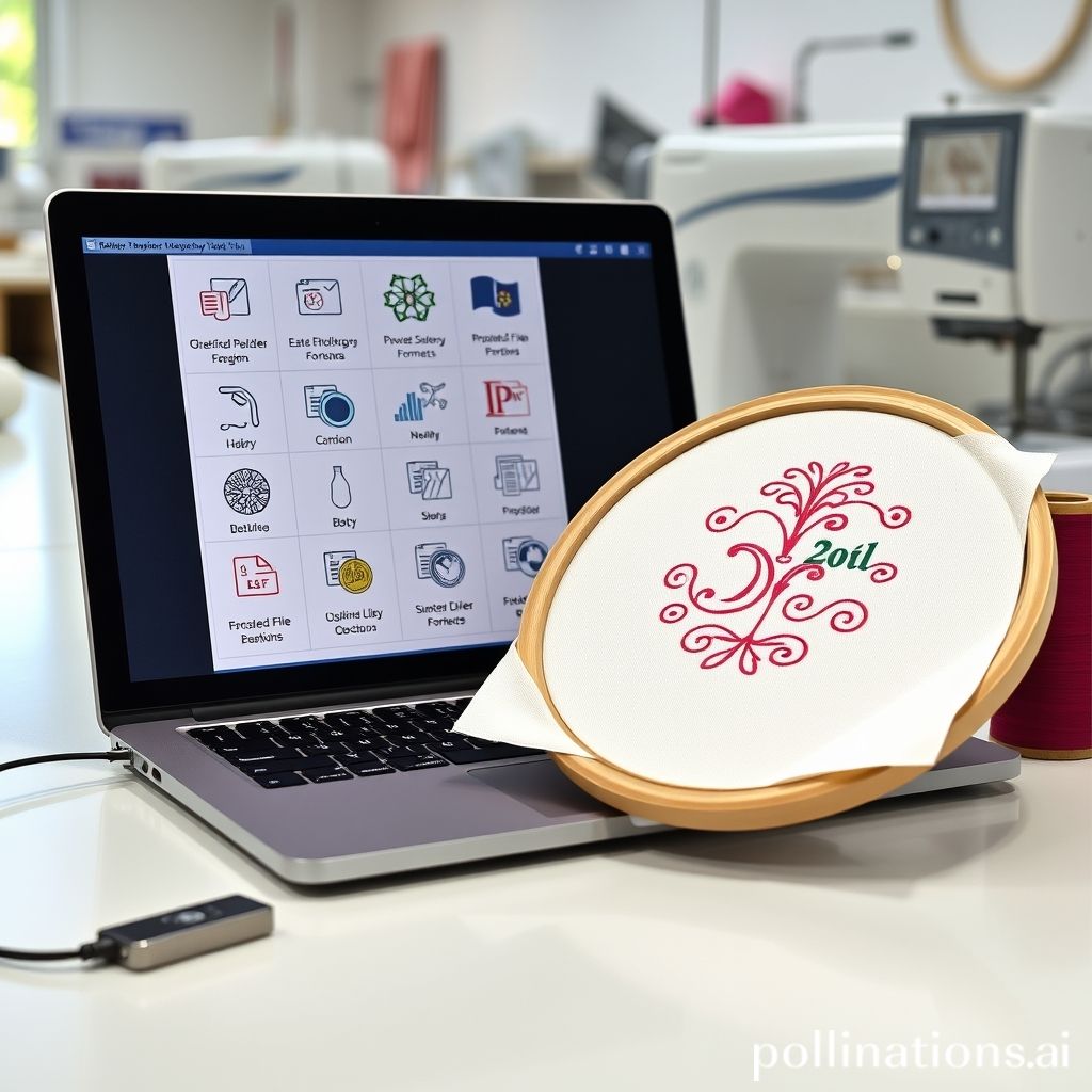 Converting Between Embroidery File Formats