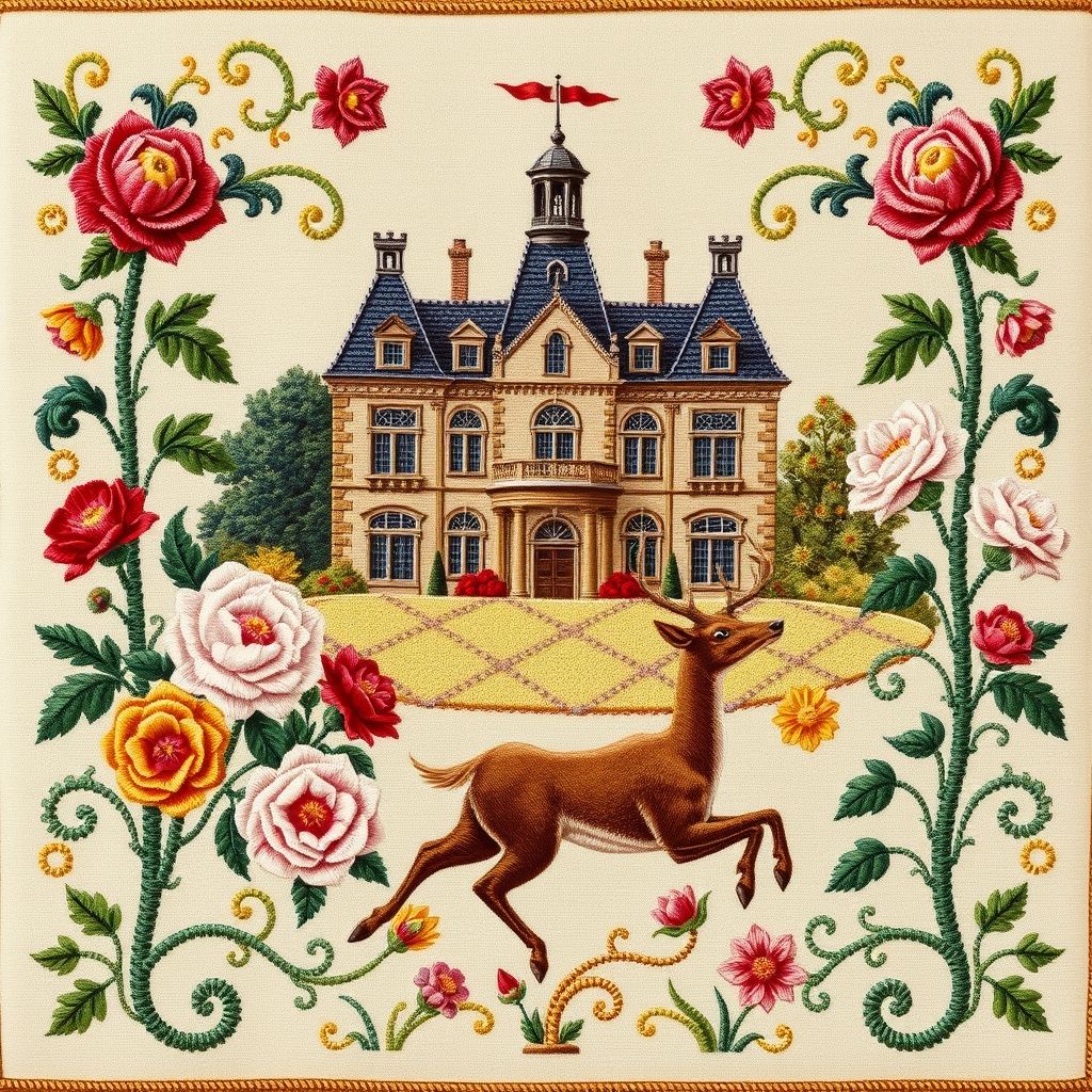Crewelwork: Jacobean Splendor in Wool
