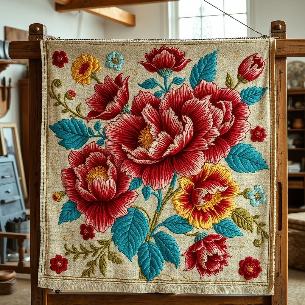 Designing Bold and Beautiful Crewel Work