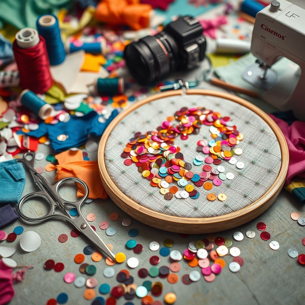 Designing and Planning Your Sequin Embroidery Project