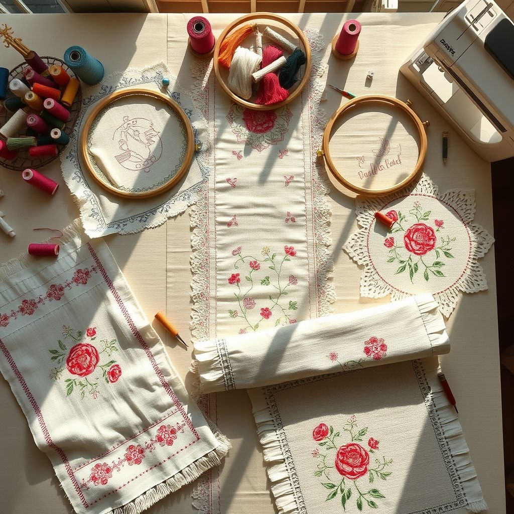 Embroidered Table Runners for Every Occasion