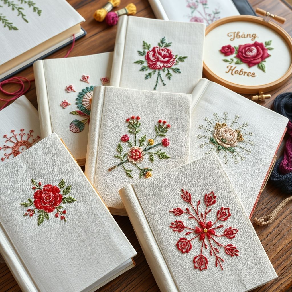 Embroidery Styles Perfect for Book Covers
