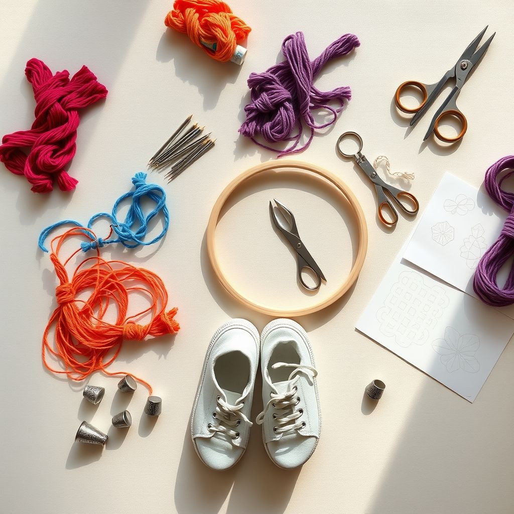 Essential Materials and Tools for Embroidered Shoes