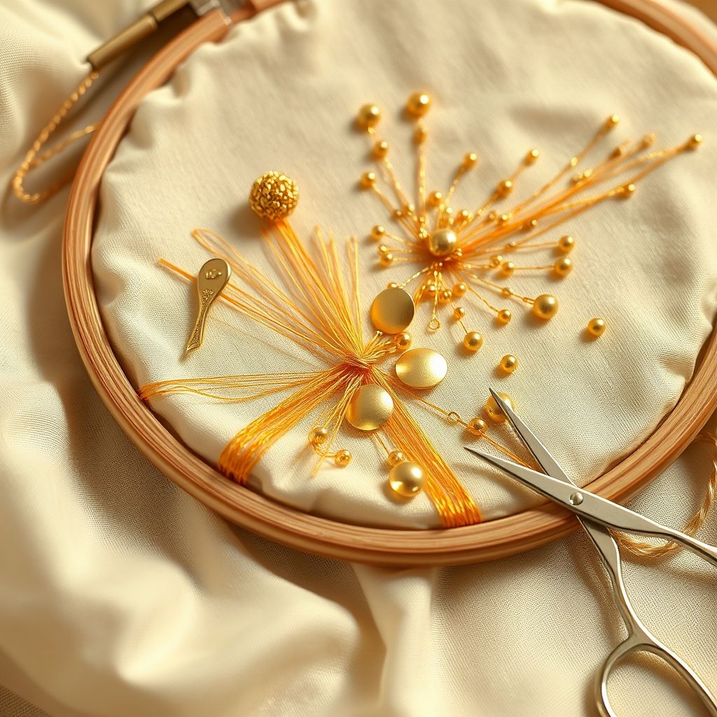 Essential Materials for Goldwork Embroidery