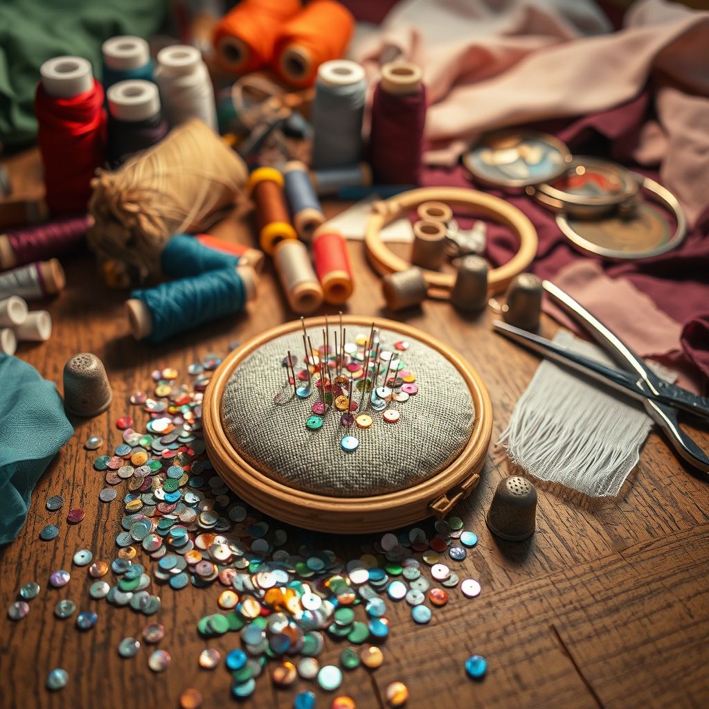 Essential Tools and Materials for Sequin Embroidery