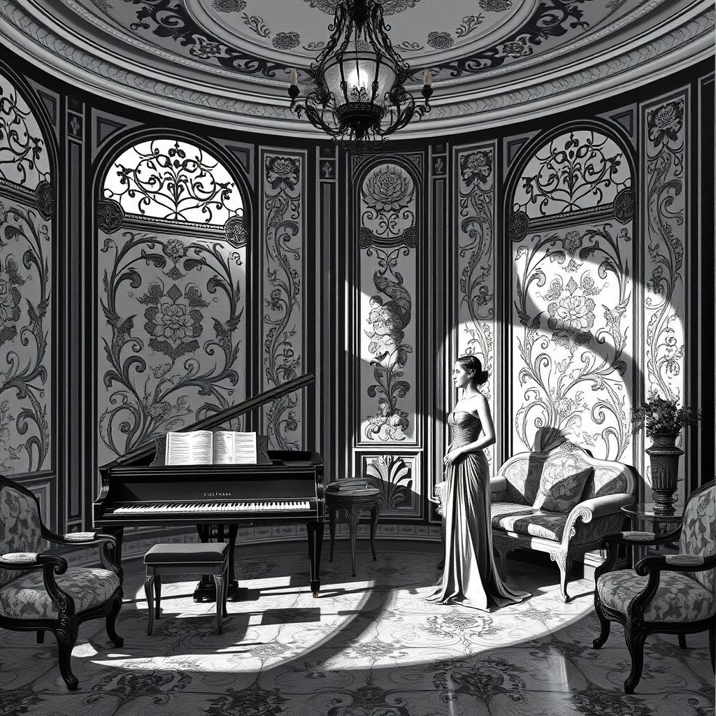 Floral Motifs: Adding Grace to Monochromatic Designs