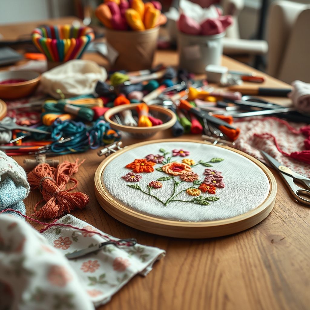 Gathering Your Embroidery Supplies