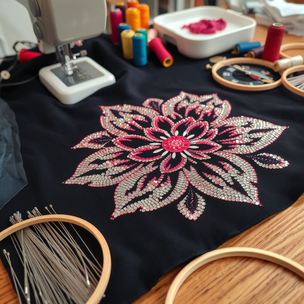 Inspiration: Sequin Embroidery Project Ideas