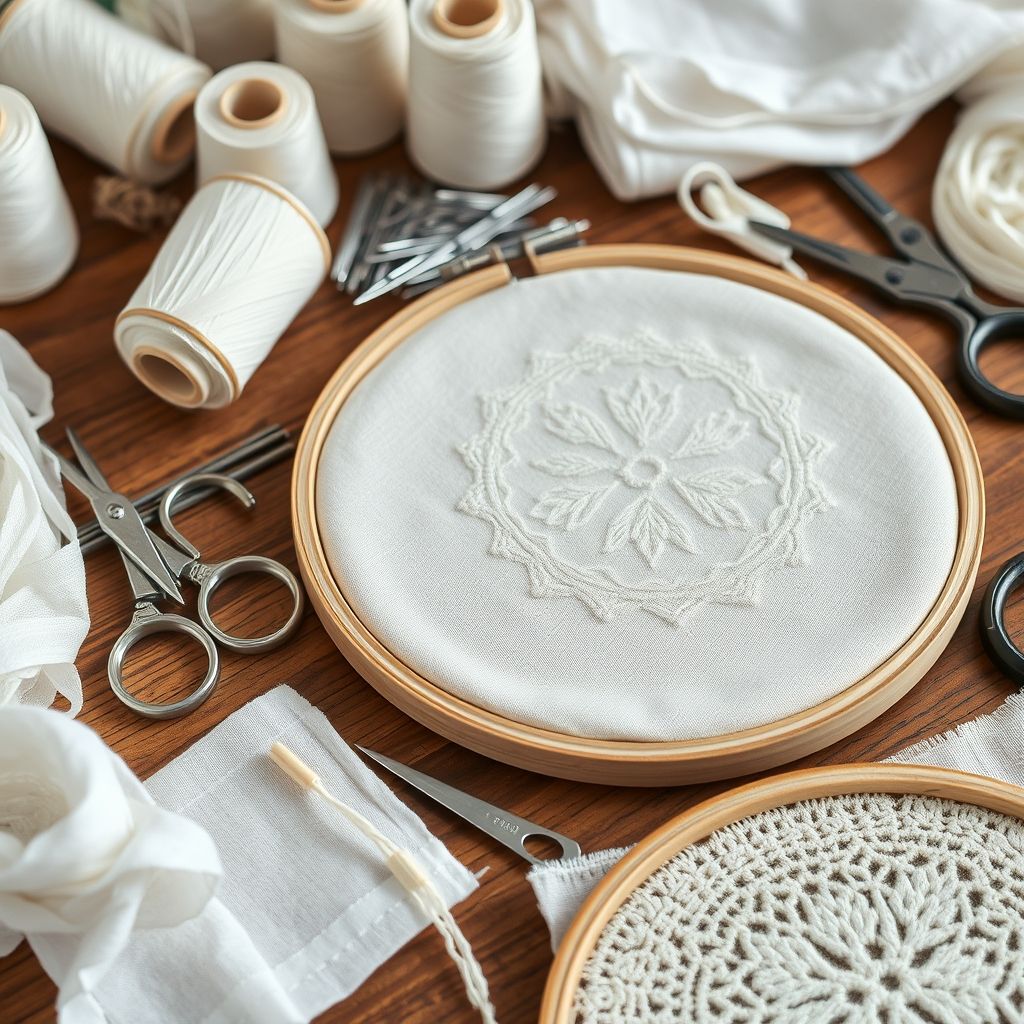 Materials and Tools for Your Whitework Journey