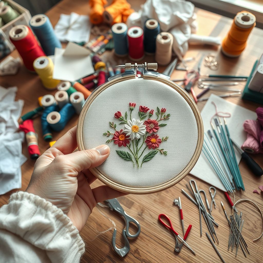 Plastic Embroidery Hoops: Affordable and Practical