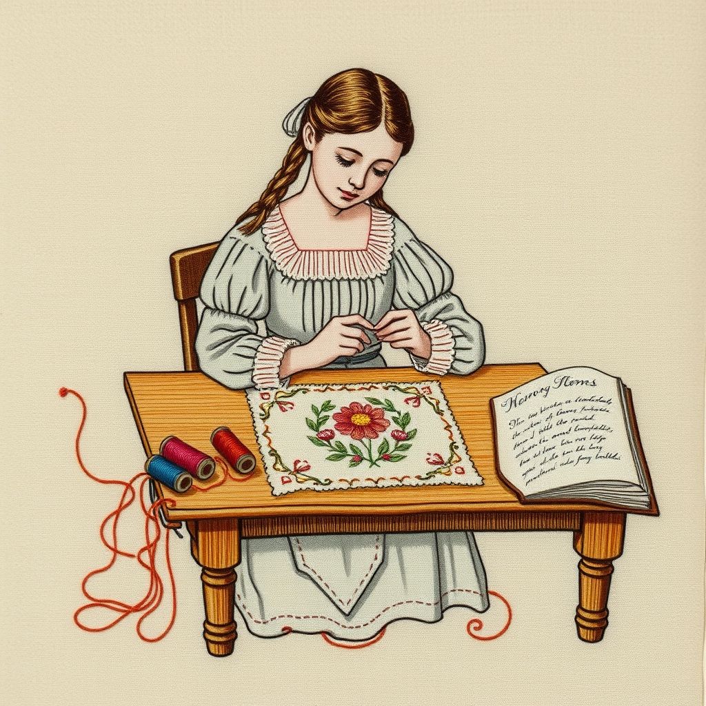 Sampler Embroidery: A Stitch in Time, a Lesson Learned