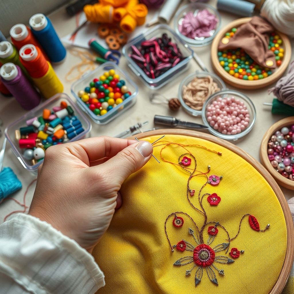 Securing Beads and Finishing Techniques
