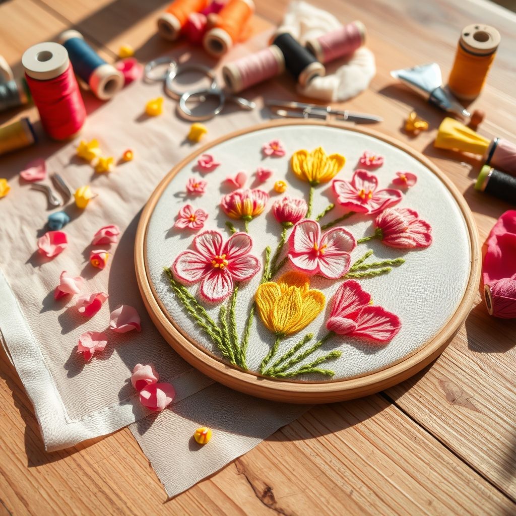 Spring Awakening: Floral Embroidery for a Fresh Start