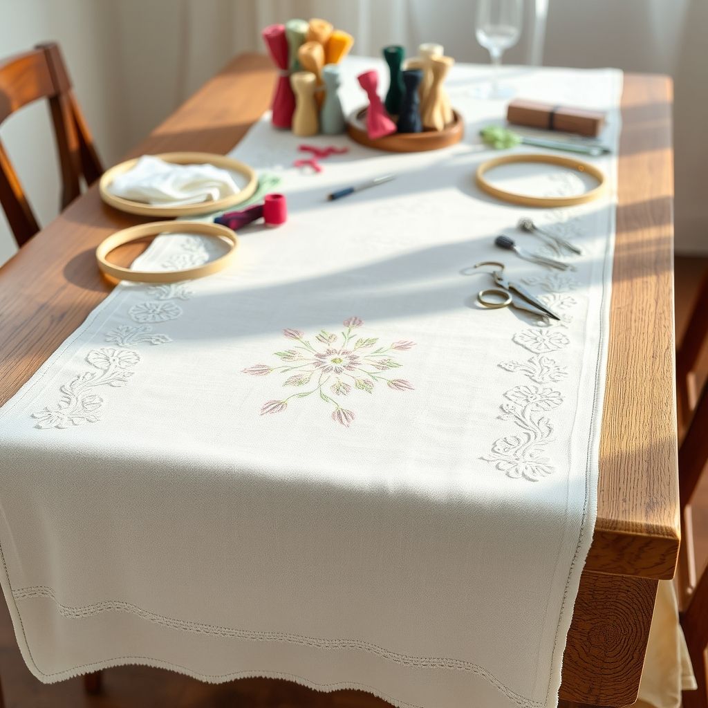 The Allure of Embroidered Table Runners