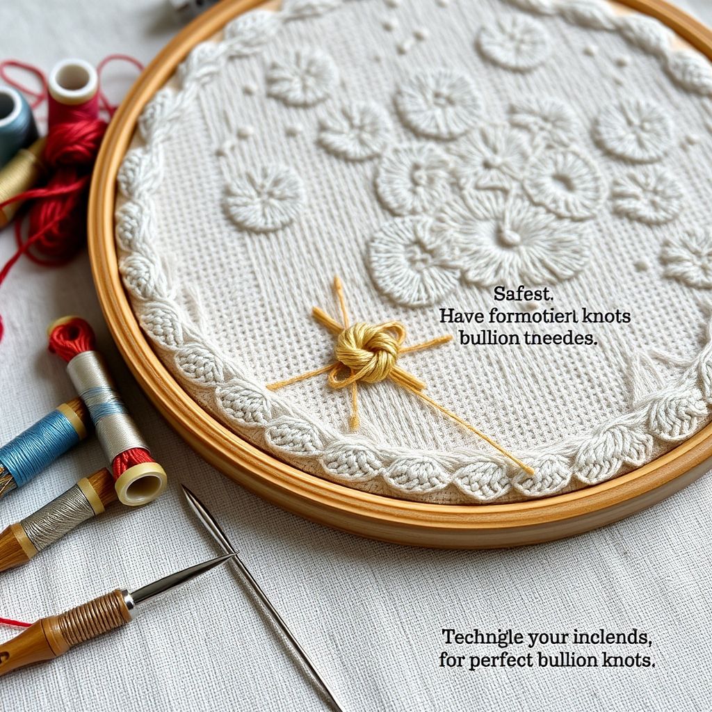 Thread and Needle Selection for Bullion Knots