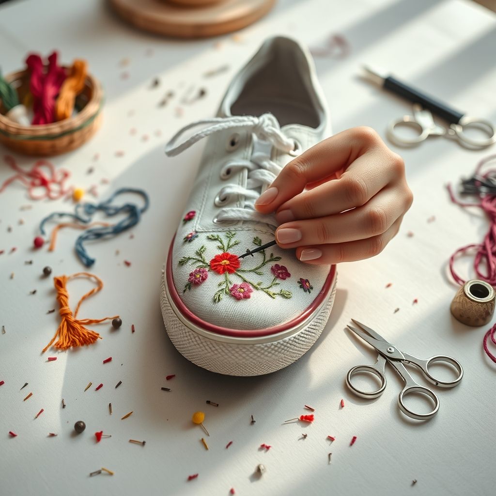 Tips and Tricks for Successful Shoe Embroidery