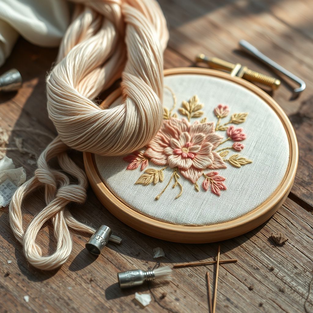 Top Pick #2: Organic Peace Silk Embroidery Thread