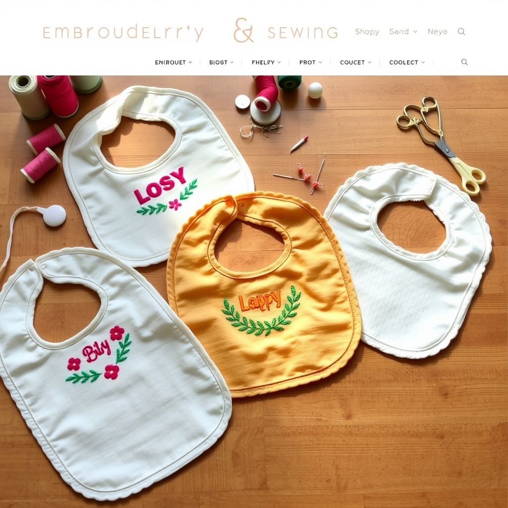 Where to Find the Perfect Embroidered Bib