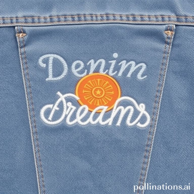 Denim Dreams Embroidered: A Stitch in Style