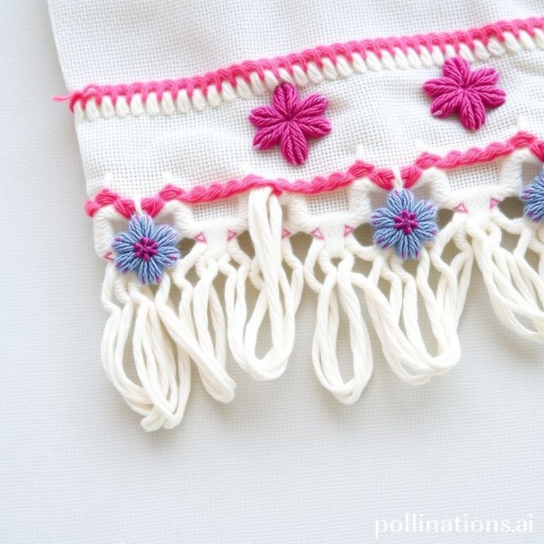 Fringe Benefits: Embroidered Edges and Creative Inspiration