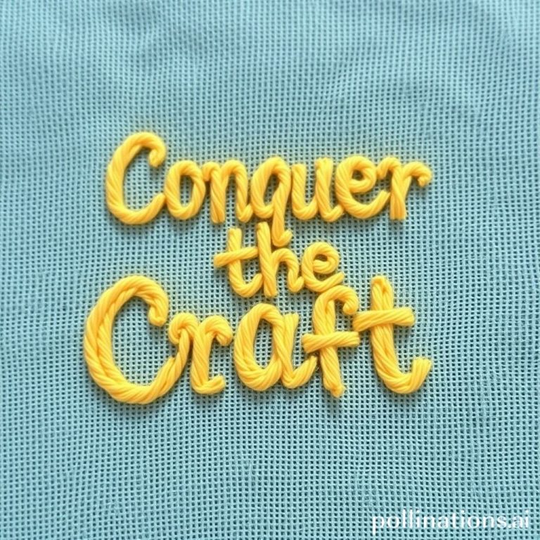 Left-Handed Embroidery: Conquer the Craft