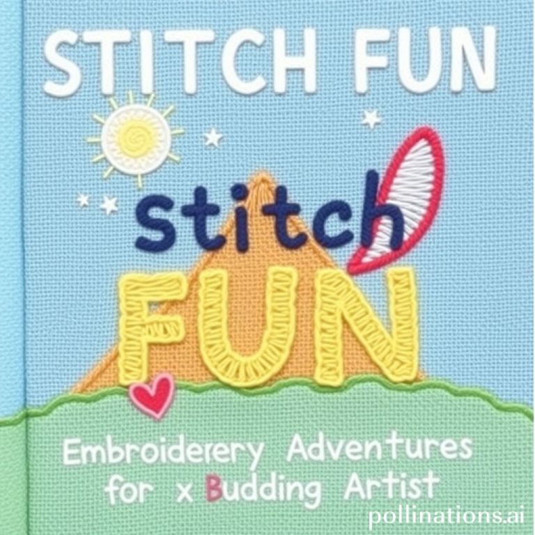 Stitch Fun Embroidery Adventures for Budding Artists