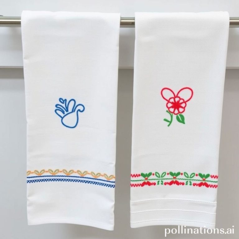 Stitch Style: Embroidered Kitchen Towels Made Easy