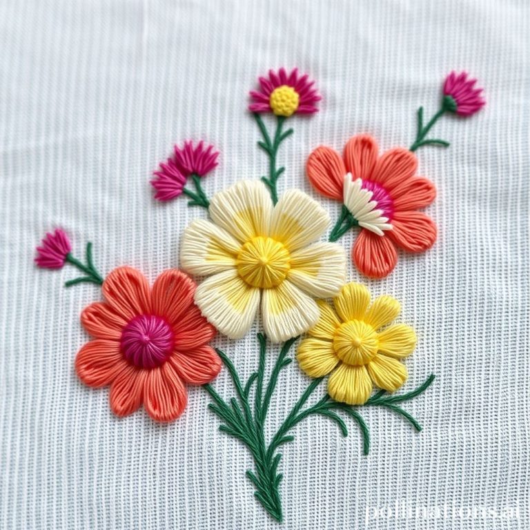 Trending Floral Embroidery: Stitching Spring into Style