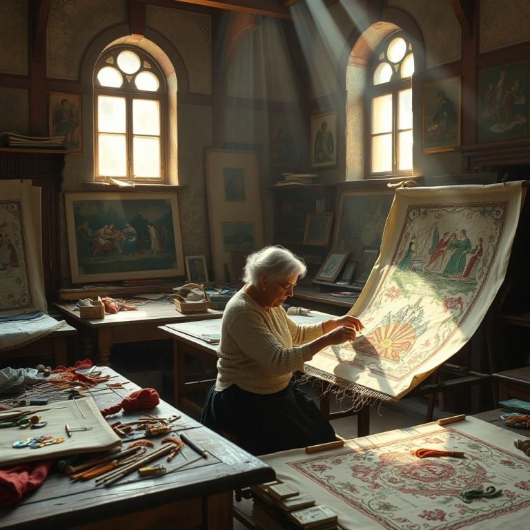 Stitching History: Embroidered Stories from Centuries Past