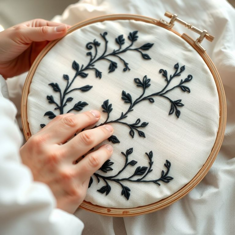 Blackwork Embroidery: Mastering Monochromatic Magic