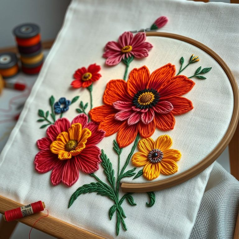 Needle Painting Realistic Embroidery Art With Thread