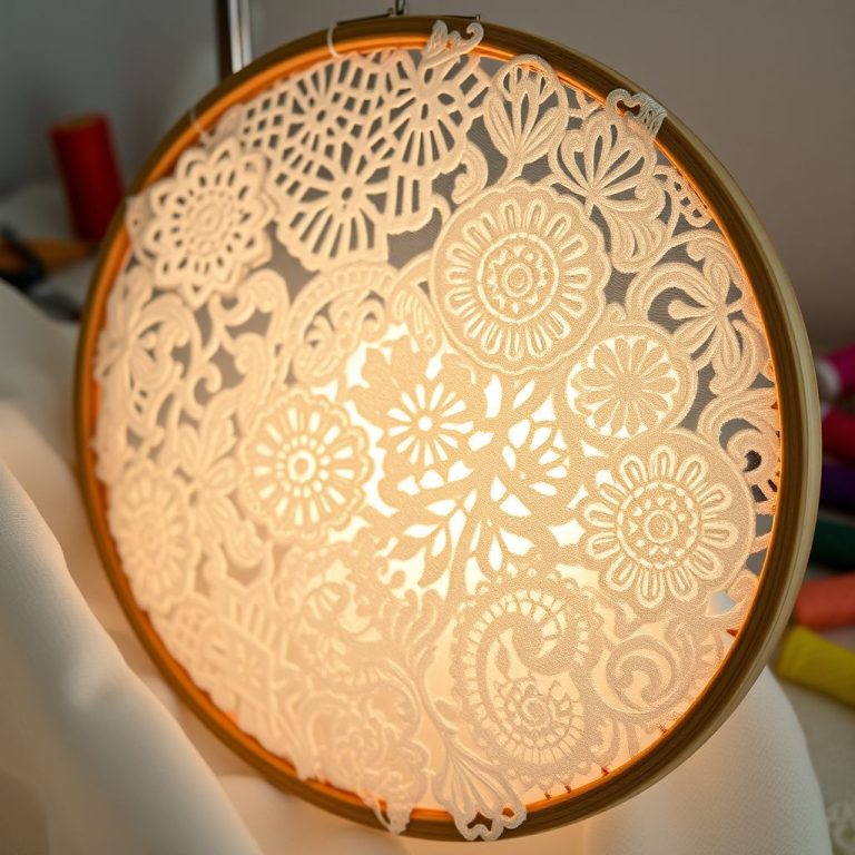 Cutwork Embroidery Unveiled: Delicate Lace Creations