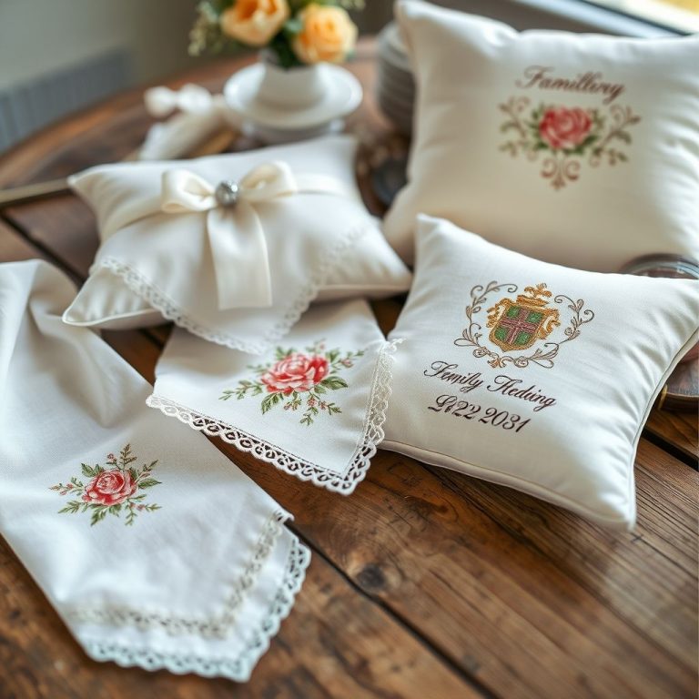 Embroidered Wedding Gifts Timeless Personalized Treasures