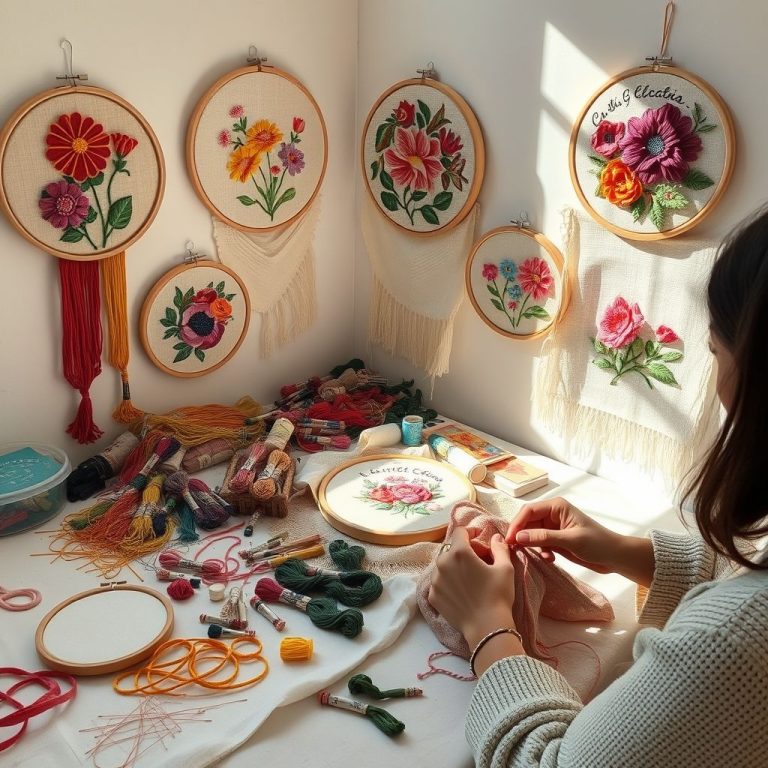 Embroidered Wall Hangings: A Guide from Start to Finish