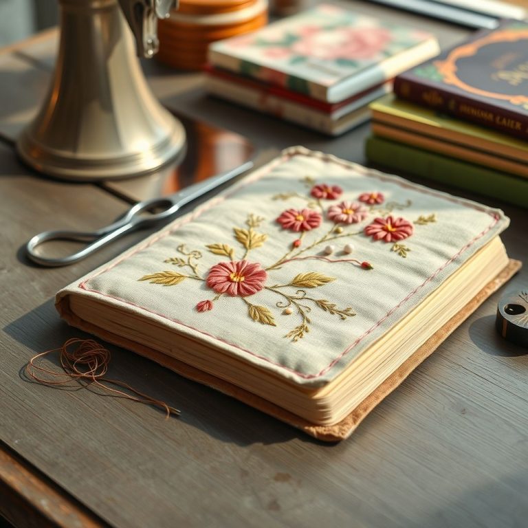 Embroidered Book Covers: Stylish Protection for Your Reads