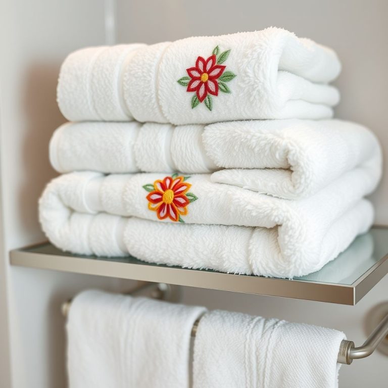 Elevate Your Bathroom: Personalized Embroidered Towels