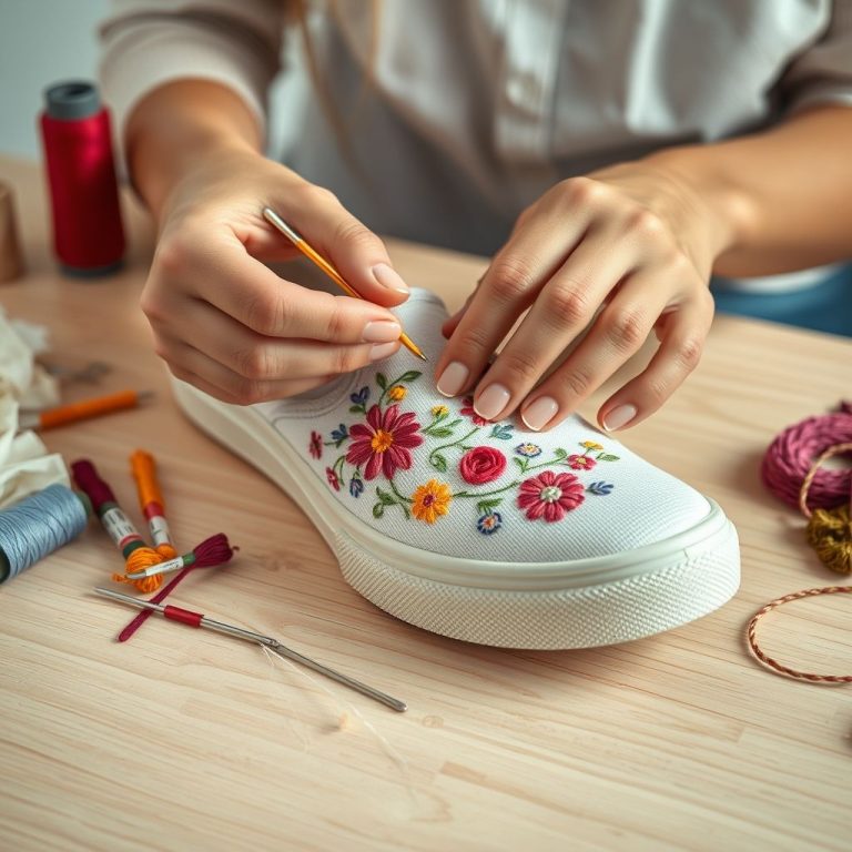 Elevate Your Style Embroidered Canvas Shoes Trend