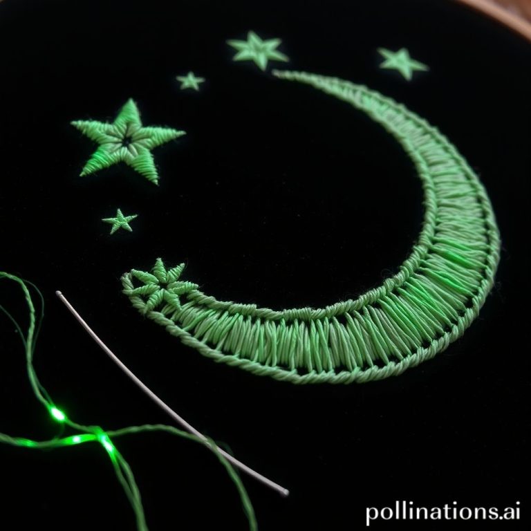 Illuminate Your Creations Glow-in-the-Dark Embroidery