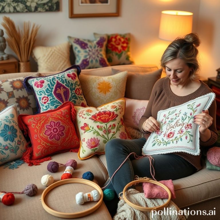 Stitch Your Style: DIY Embroidered Pillow Covers
