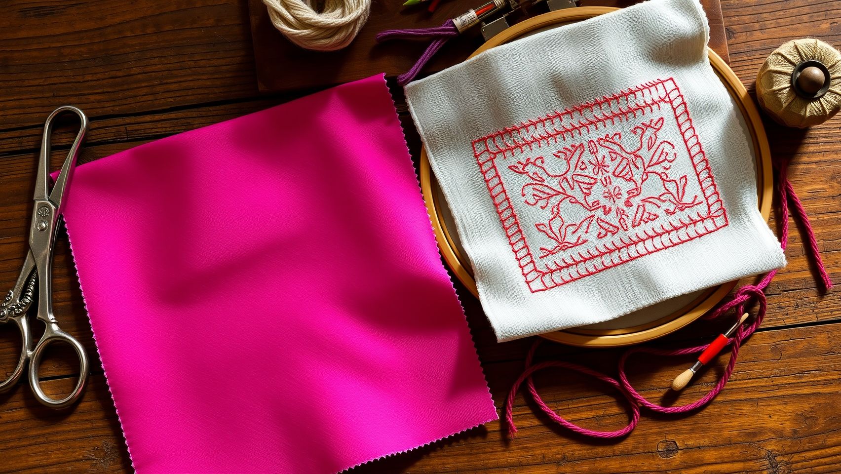 Comparing Satin Stitch and Split Stitch in Practice