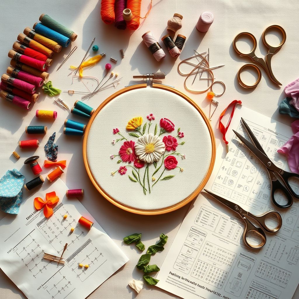 Creating Clear and Concise Embroidery Pattern Instructions