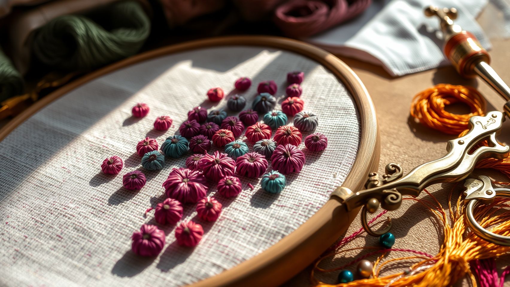 Creating Creative Applications with French Knots