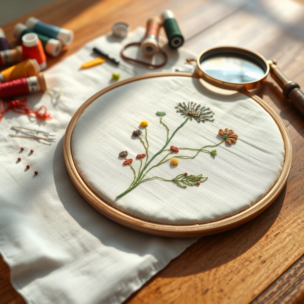Essential Stitches for Botanical Accuracy