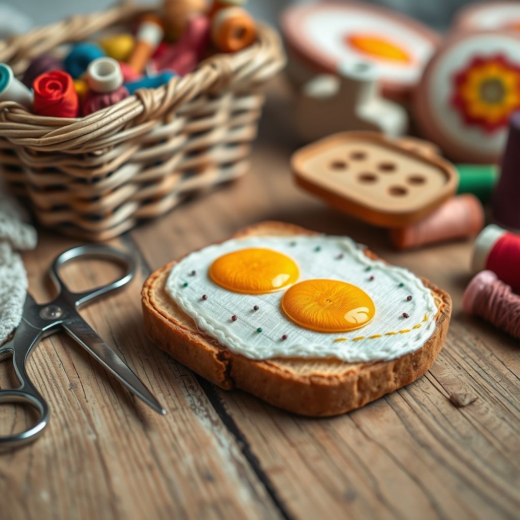 From Art to Application: Displaying Your Embroidered Food