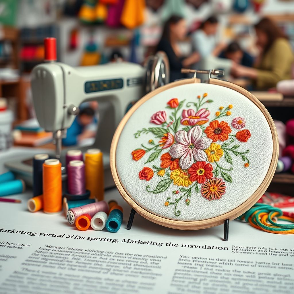 Marketing Your Embroidery Patterns to a Wider Audience