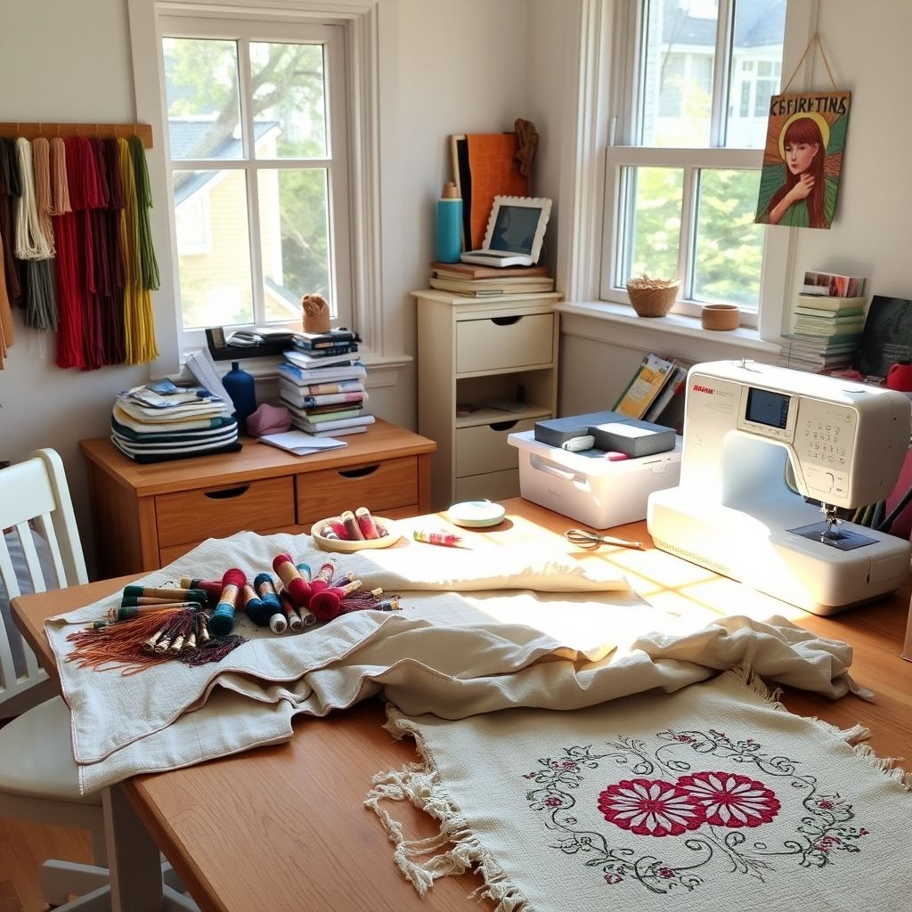 Set Up Your Embroidery Workspace